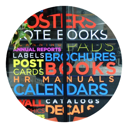 Vinyl black and white printing